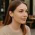Kép 2/3 - DOTS lila mini fülbevaló modellen
